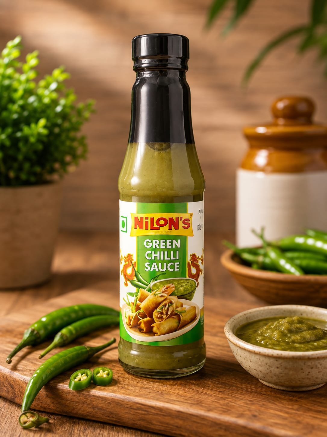 Nilon's Green Chilli Sauce 180 gm