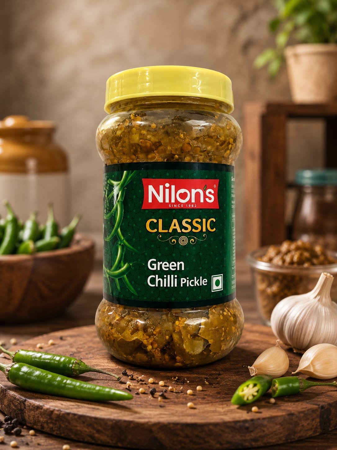 Nilon's Green Chilli pickle