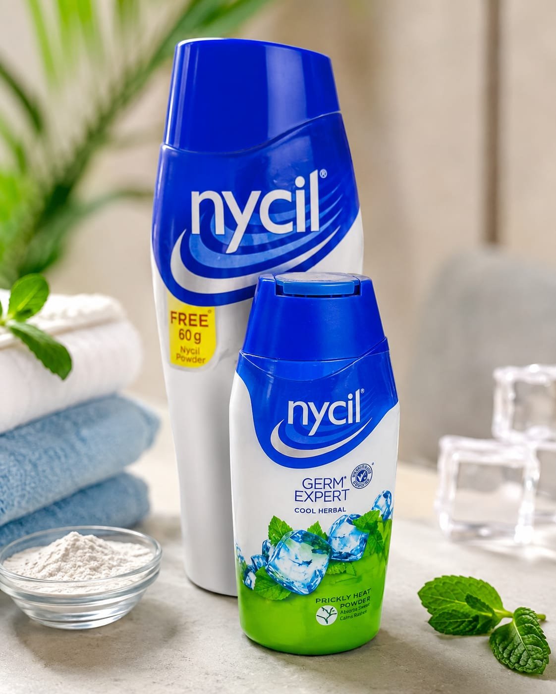 Nycil powder 150 Gram with 60 Gram Free