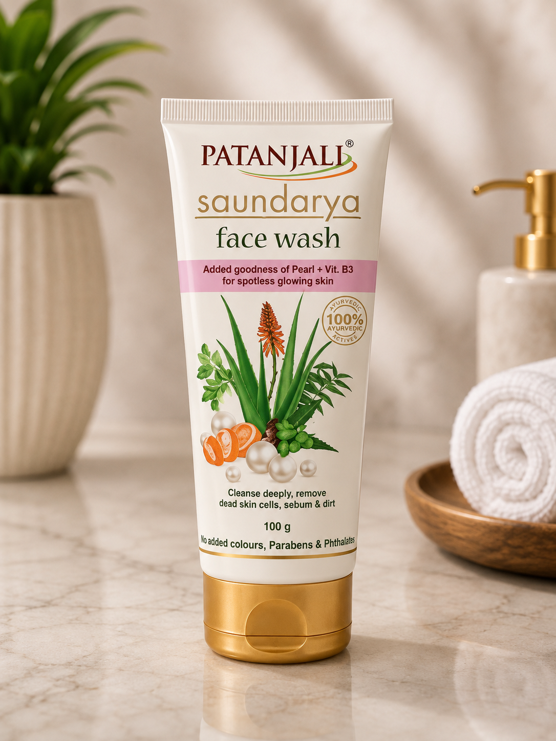 patanjali Saundarya Face Wash 100 gram