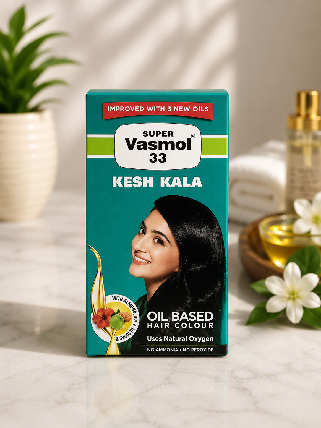 Vasmol Kesh Kala Hair Color (Black) 50 ml