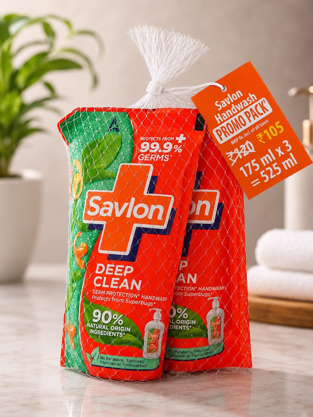 Savlon Handwash 175 ml x 3 ( buy 3 @ ₹105)