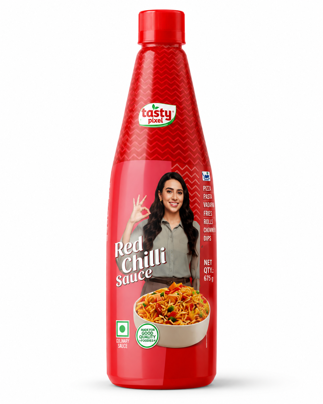 Tasty pixel Red chilli sauce 650 g