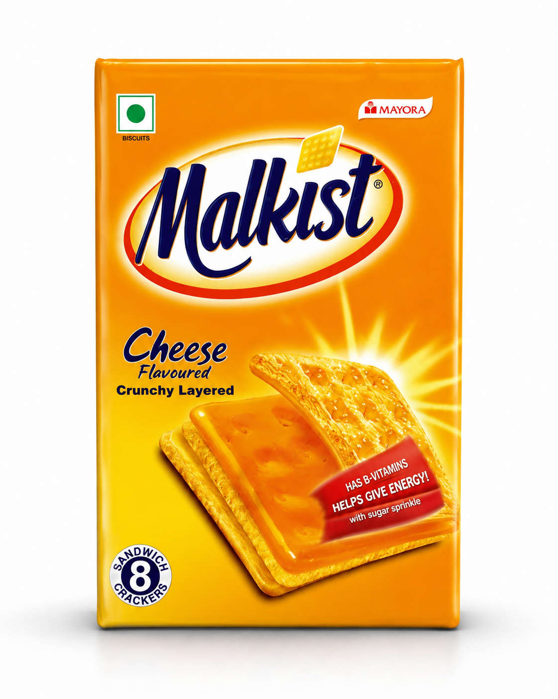 Malkist vheese flavoured (8 Sandwich )