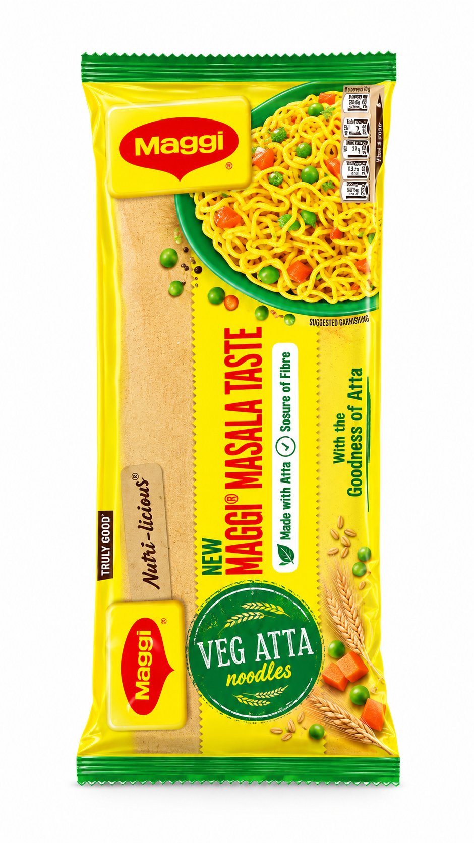 maggi 290 g( veg atta noodles)